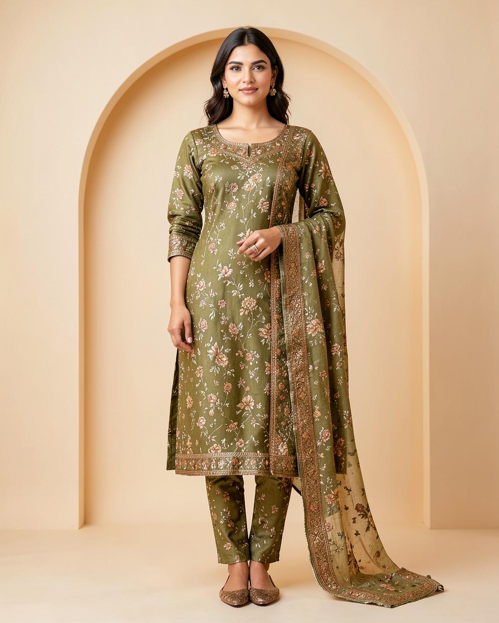 3 Piece Kurti Set
